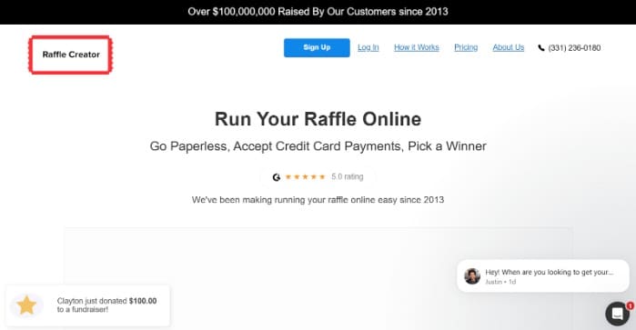 Simple website built specifically for online