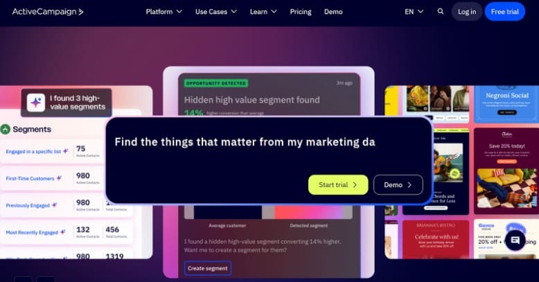 strong automation and segmentation