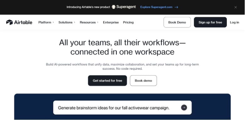 Airtable (Free tier as a lightweight nonprofit CRM)
