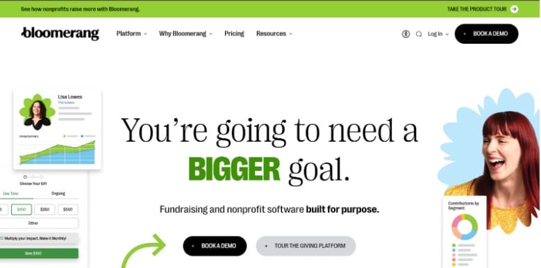 Bloomerang is a donor management platform