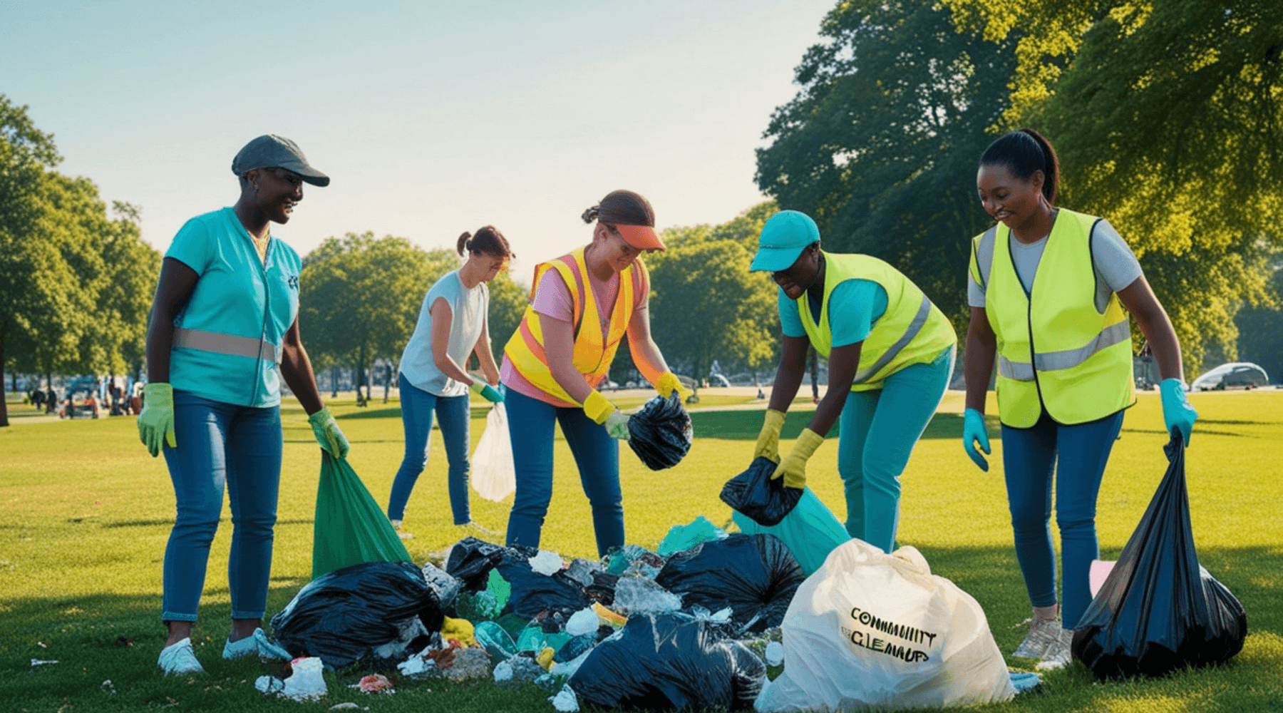 Community cleanup drive
