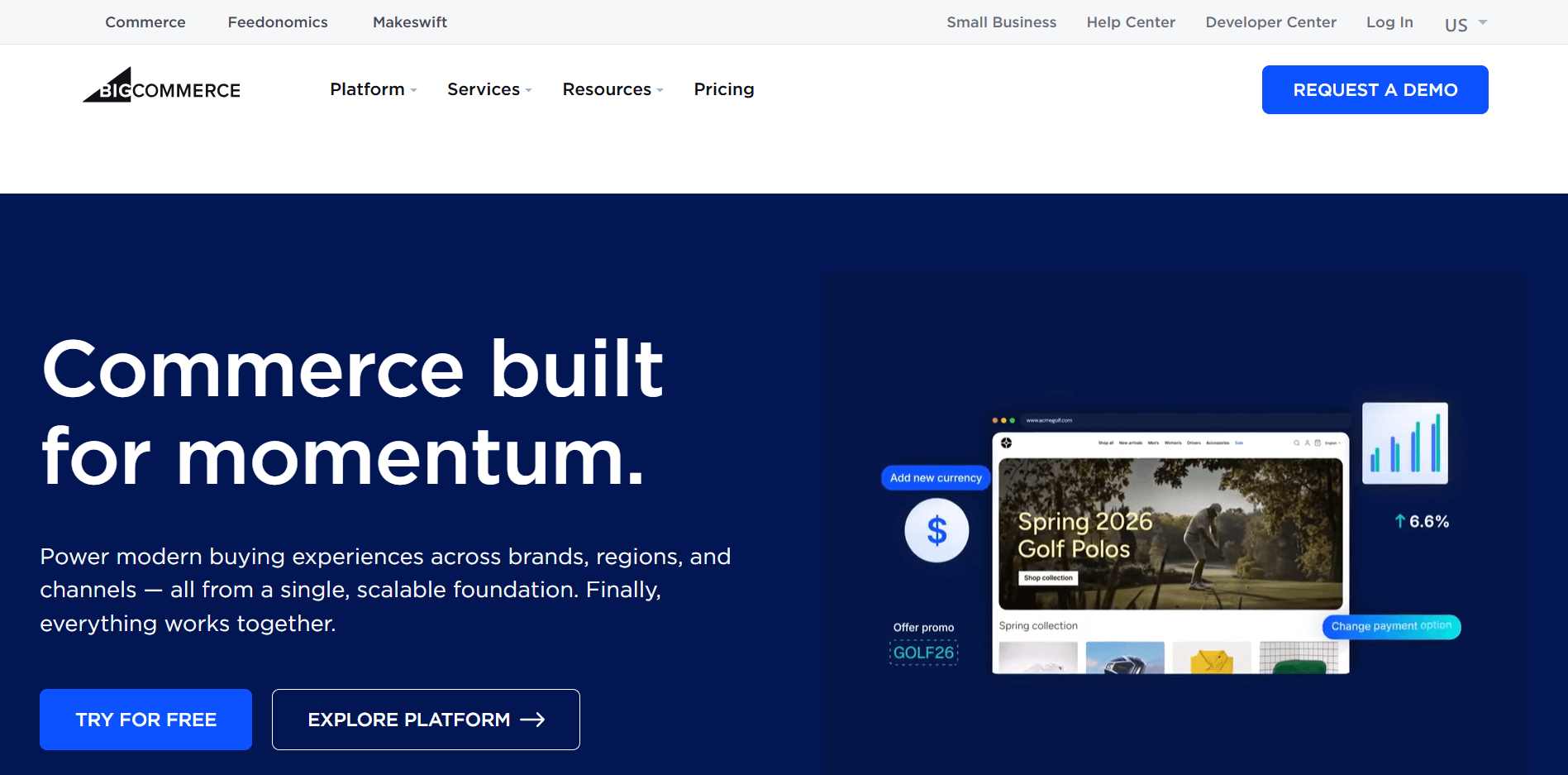 BigCommerce is a heavy-duty e-commerce platform