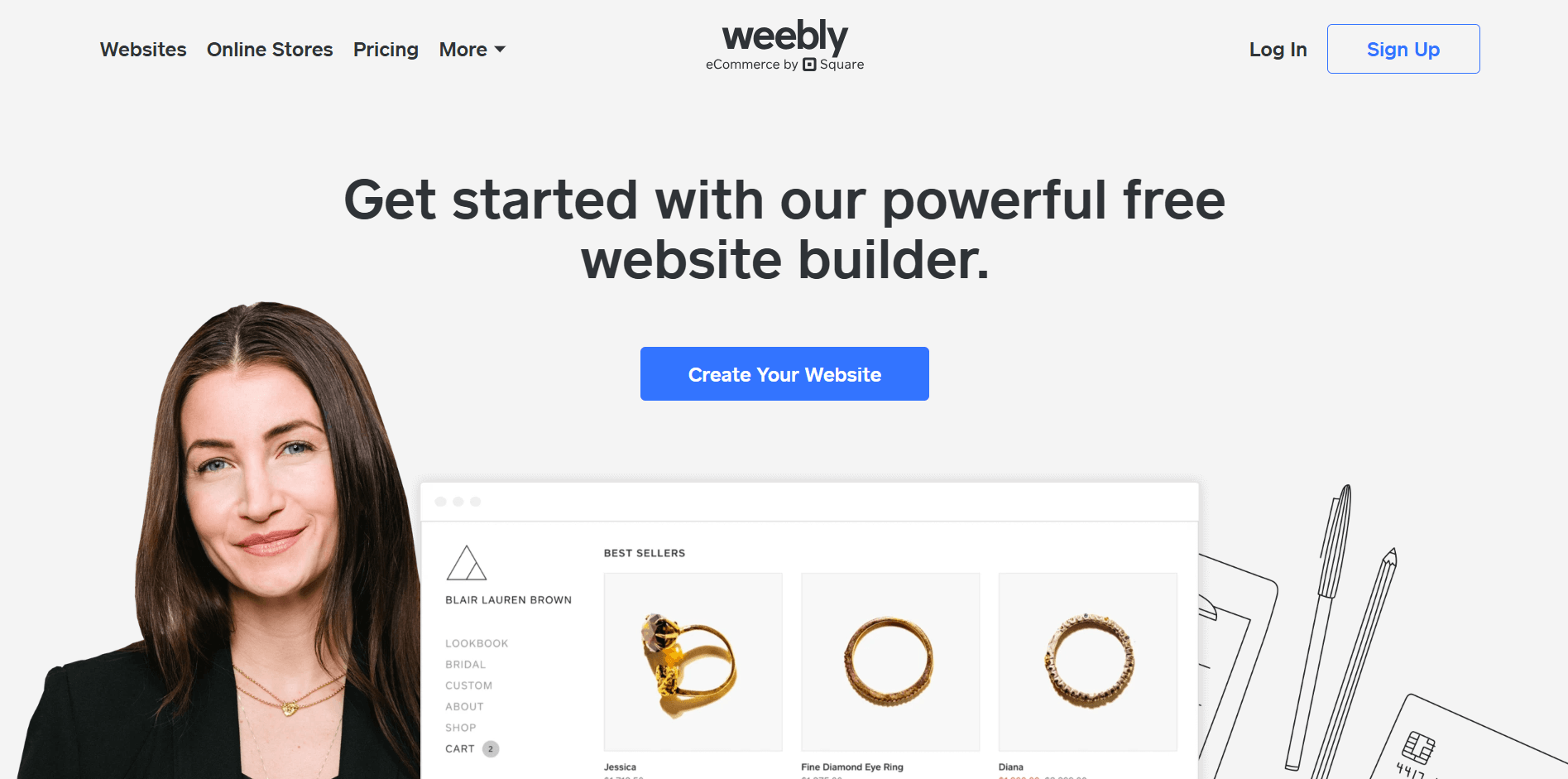 Weebly is the most budget-friendly