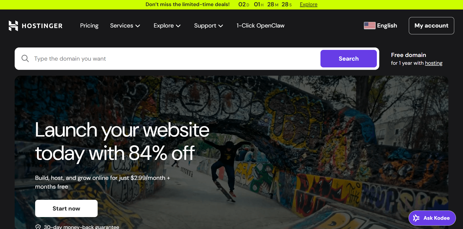 Hostinger is a strong pick for nonprofits