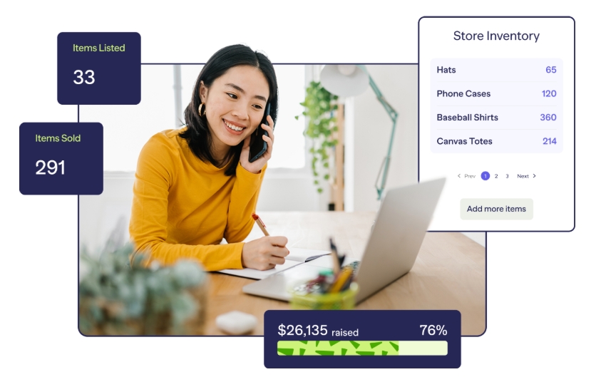Using RallyUp’s storefront
