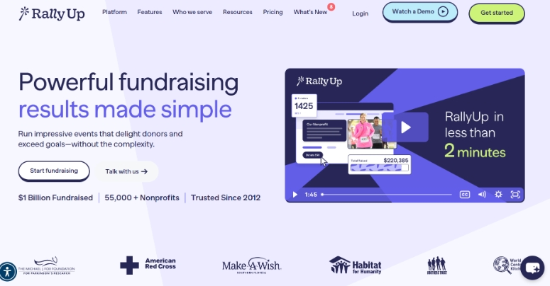 Nonprofits of all sizes with multiple campaigns and flexible support