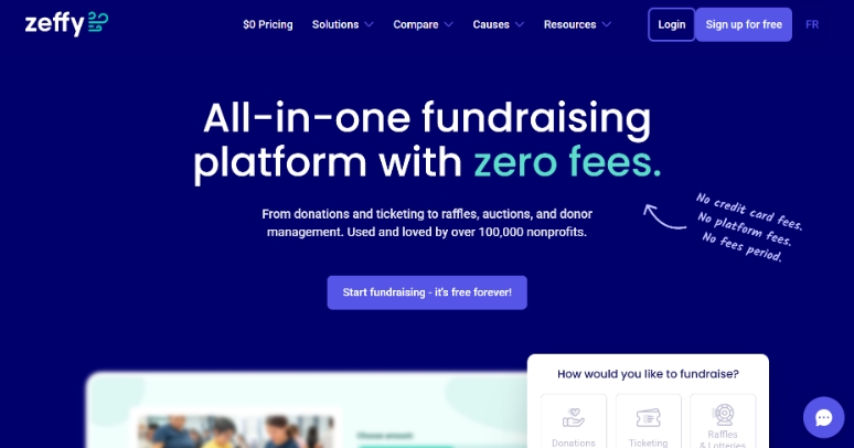built for small nonprofits that need a straightforward platform