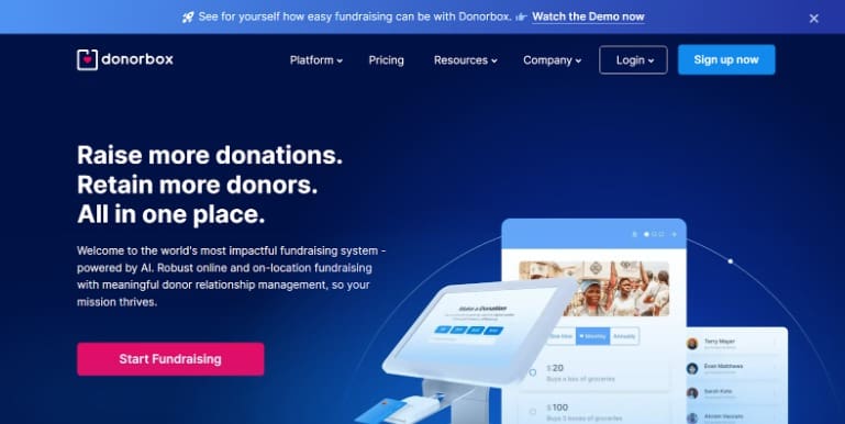 Donorbox is focused on donation forms