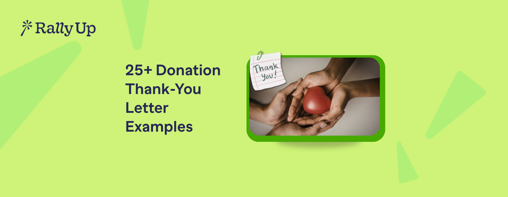Donor thank you letters