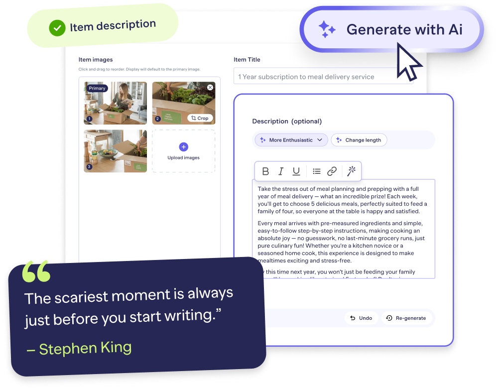 Generate with ai