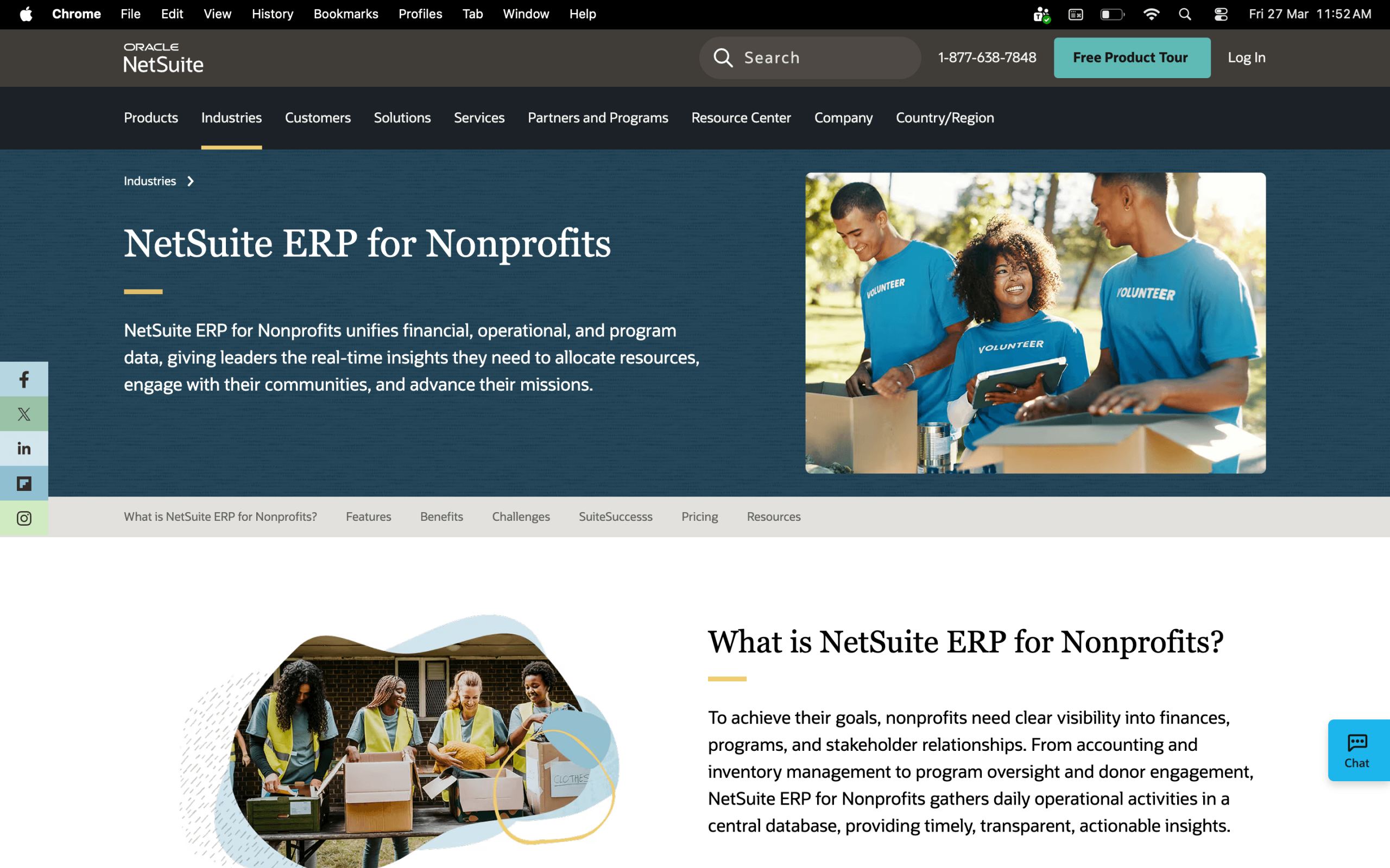 full-scale cloud ERP that includes nonprofit accounting software