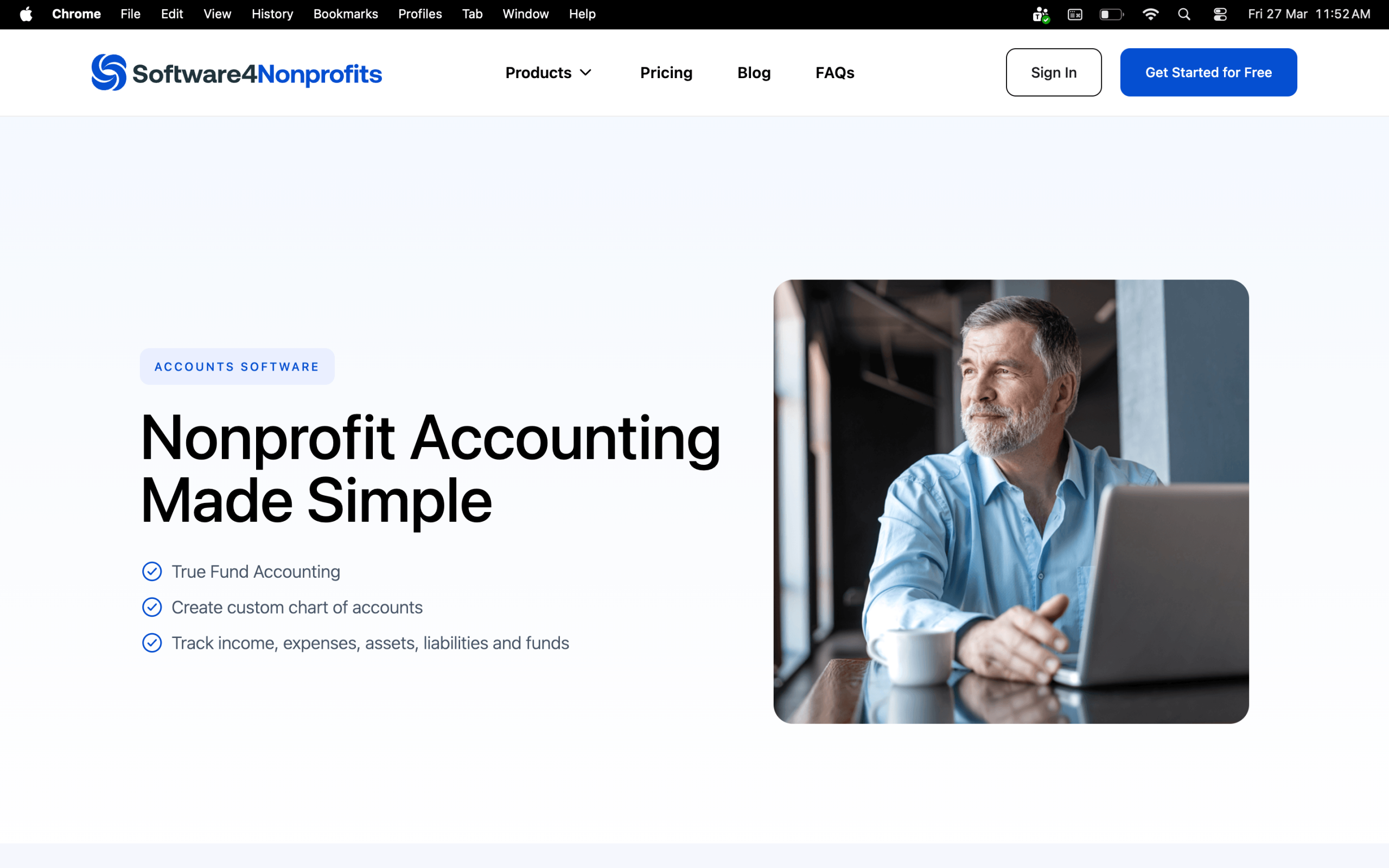 Software4Nonprofits offers ACCOUNTS