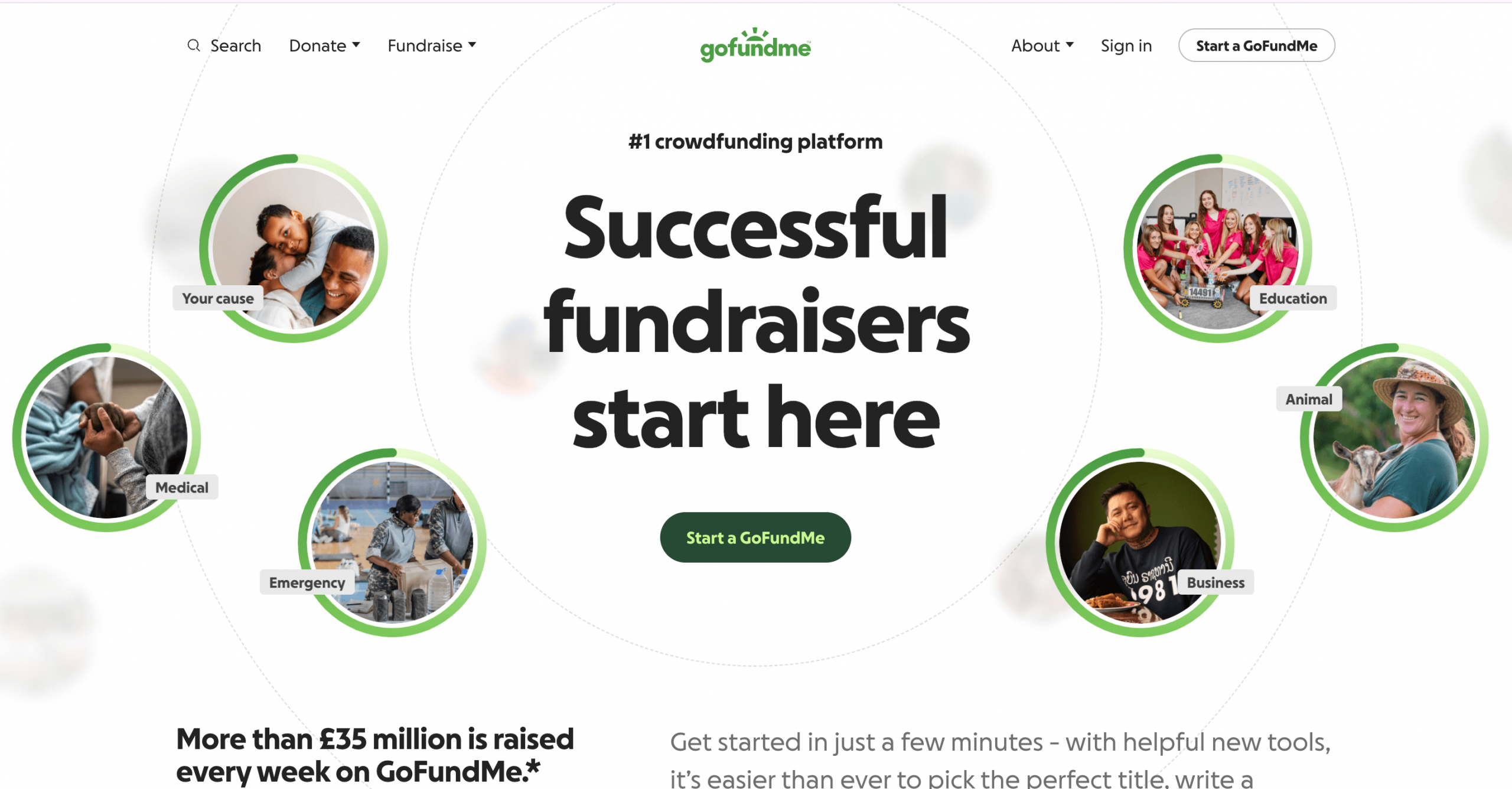 the largest donation-based crowdfunding platform