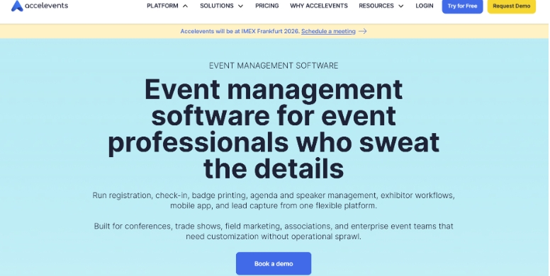 Accelevents is for organizations running virtual