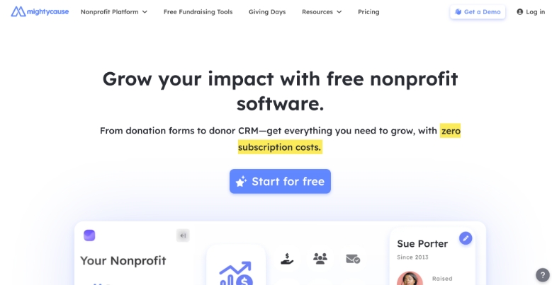  fundraising platform built exclusively for nonprofits