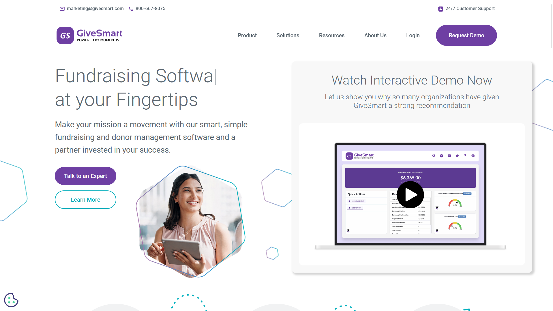 GiveSmart is a text-to-give platform where keywords integrate directly with auctions, mobile bidding, and event management