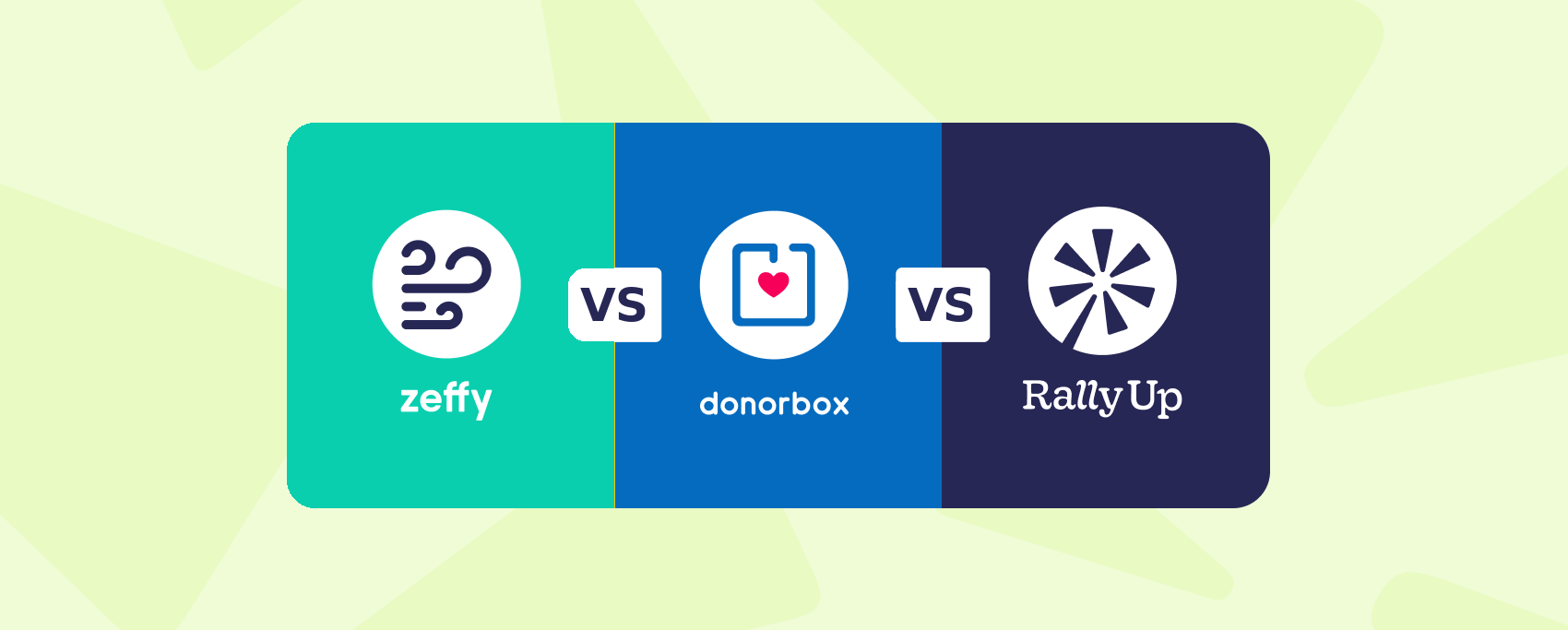 Zeffy vs. Donorbox vs. RallyUp: The 2026 Comparison