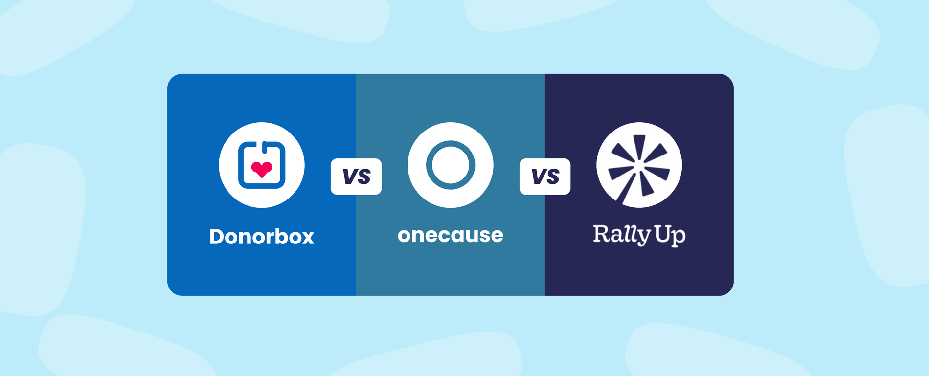 Donorbox vs. OneCause vs RallyUp: 2026 Comparison