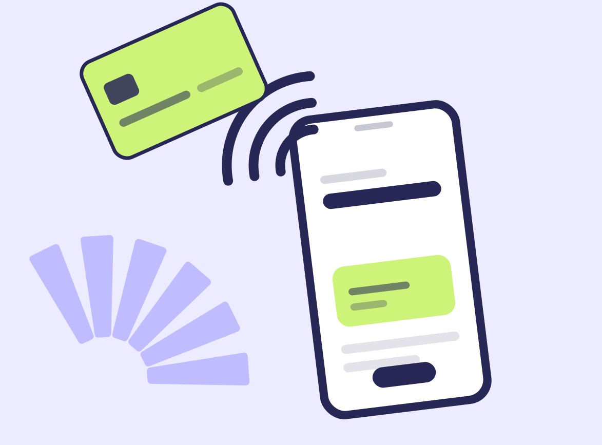 RallyUp Tap to Pay app on a phone